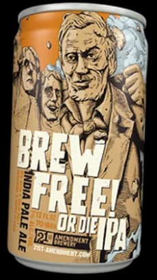 21st Amendment Brewing Company - Brew Free or Die IPA