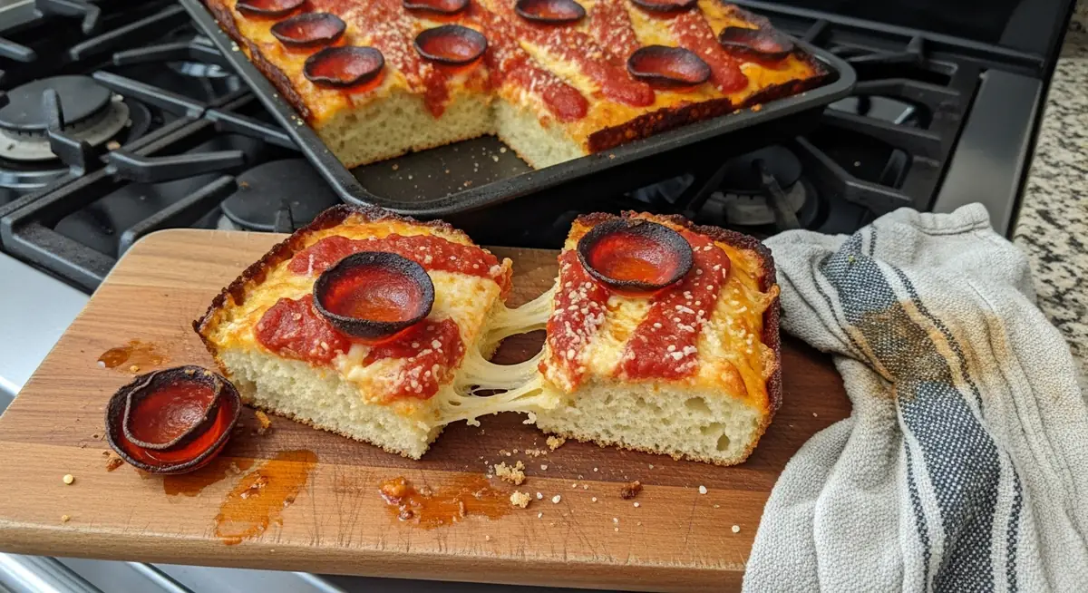 detroit pizza, take three: don't rush the dough