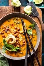 30 Minute Coconut Curry Noodle Soup