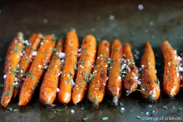Balsamic Roasted Baby Carrots