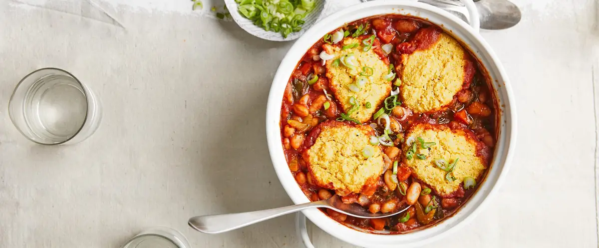 Barbecue Bean and Cornbread Bake