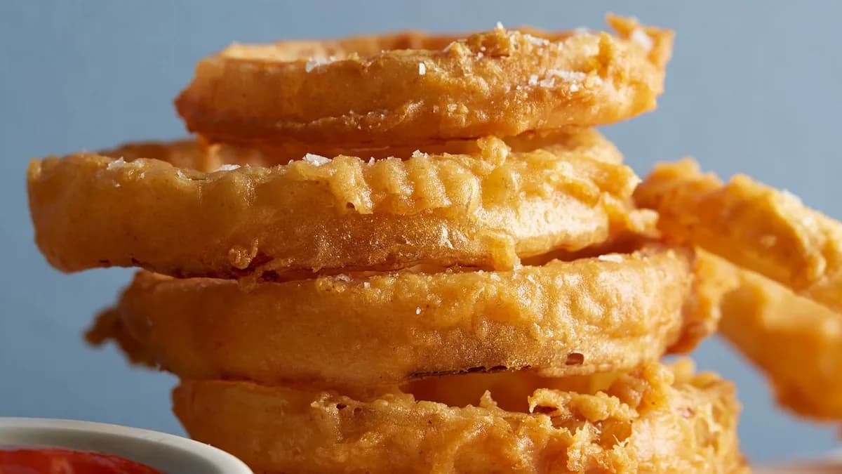 Beer-Battered Onion Rings