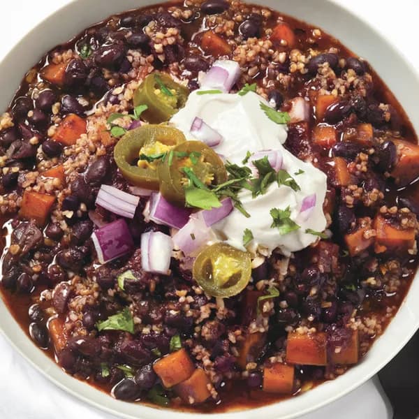 Black Bean Chili with Butternut Squash