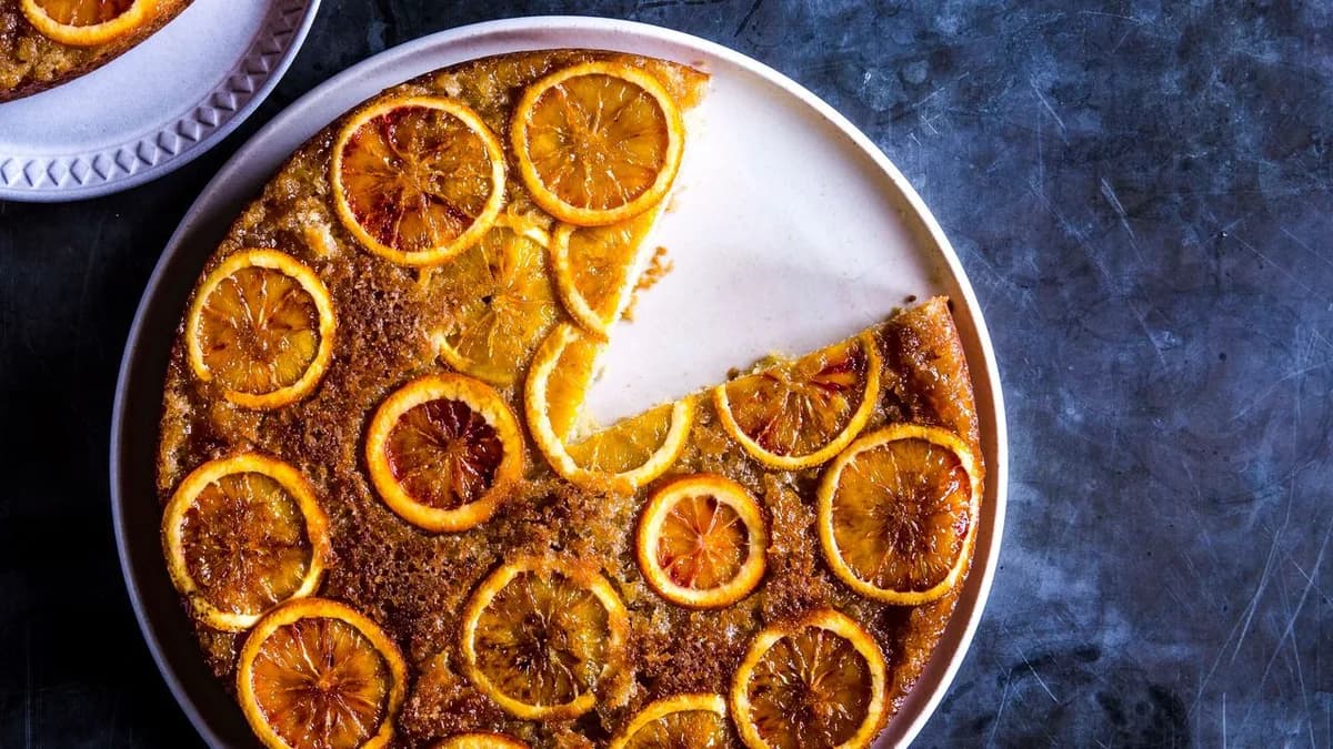 Blood Orange Buttermilk Upside-Down Cake