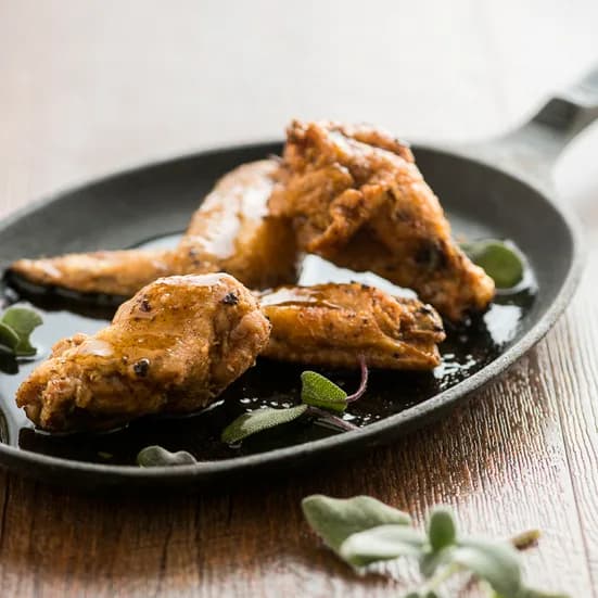 Brown Butter-Sage Chicken Wings