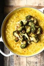 Butternut Orzo with Roasted Broccoli