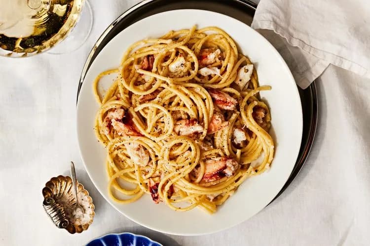Buttery Garlic Noodles with Fresh Crab Were a Huge Hit with Our Test Kitchen