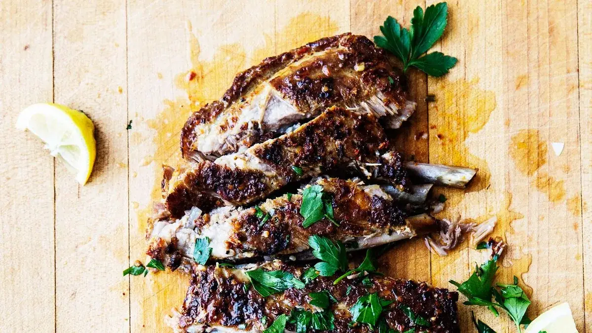 Calabrian Grilled Pork Ribs
