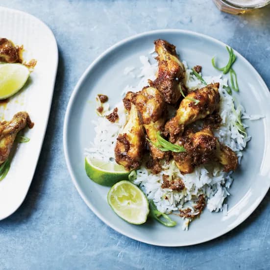 Cambodian Red Curry Chicken Wings