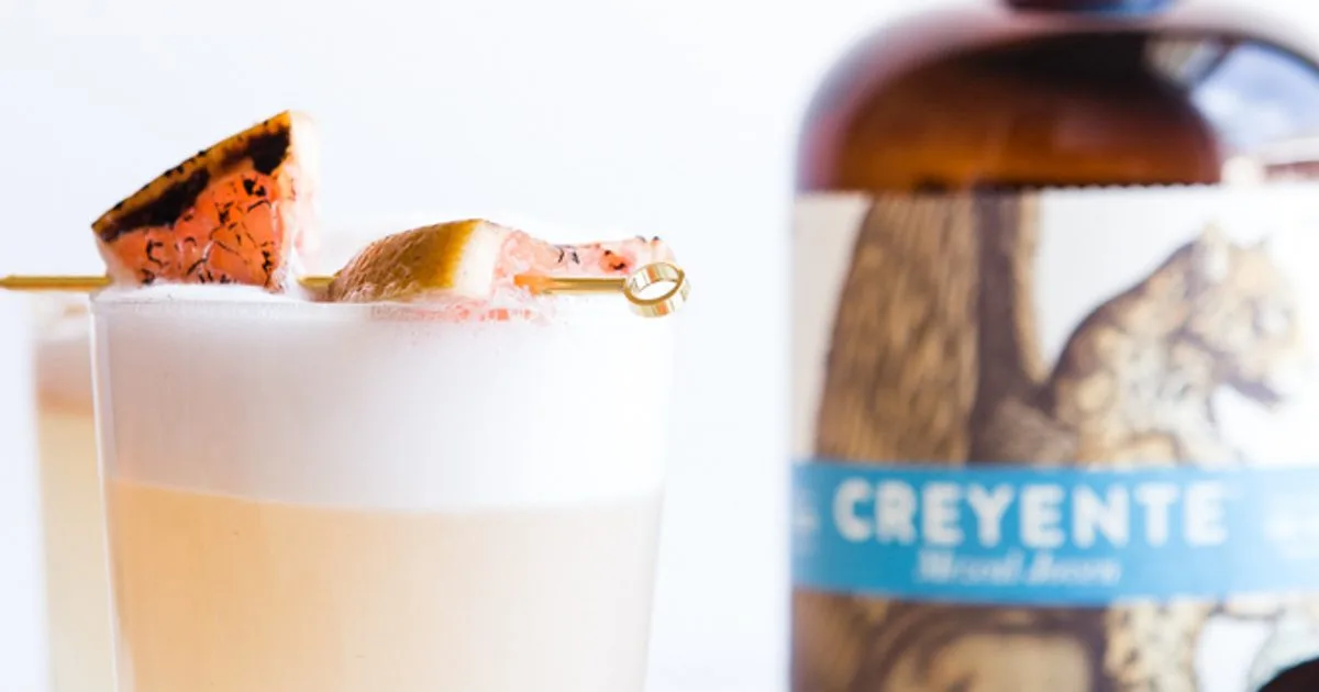 Charred Grapefruit & Mezcal Paloma Sour