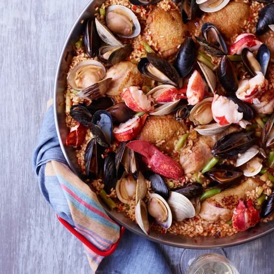 Chicken-and-Seafood Paella