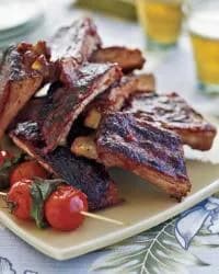 Chinese-Style Ribs with Guava Barbecue Sauce