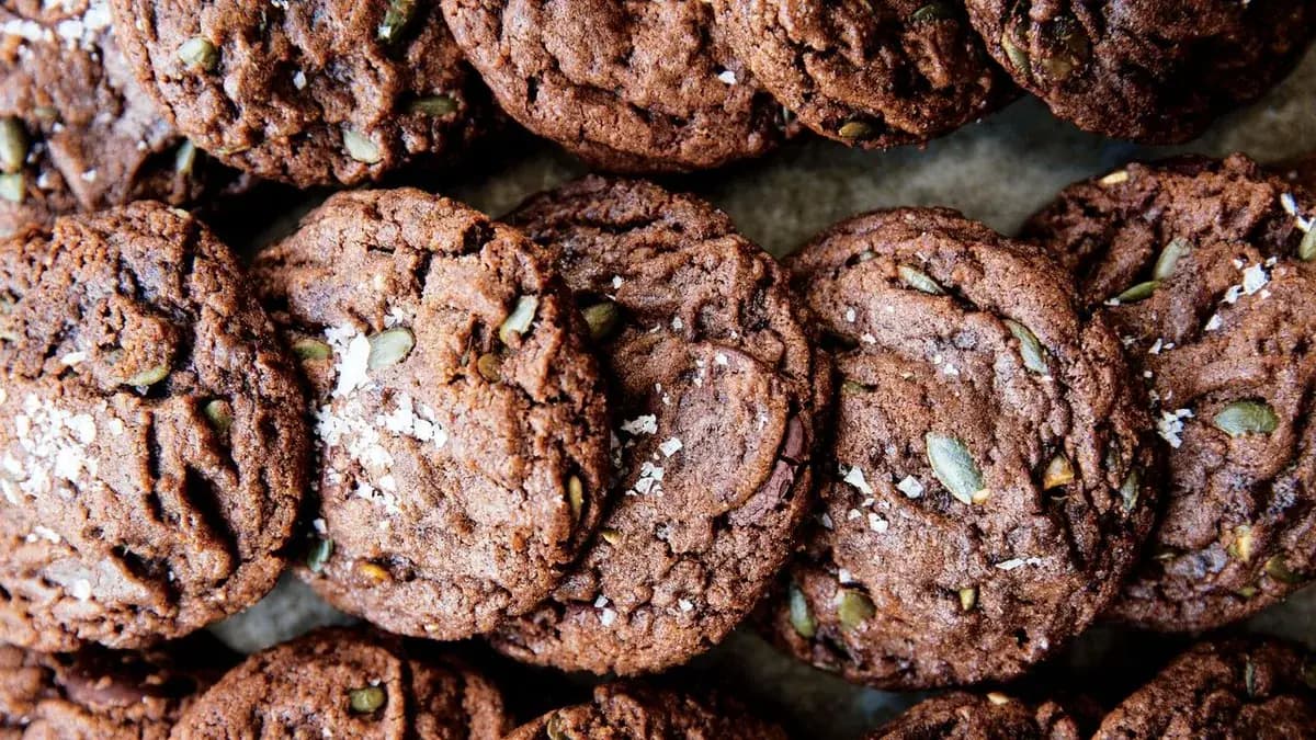 Chocolate Chunk–Pumpkin Seed Cookies