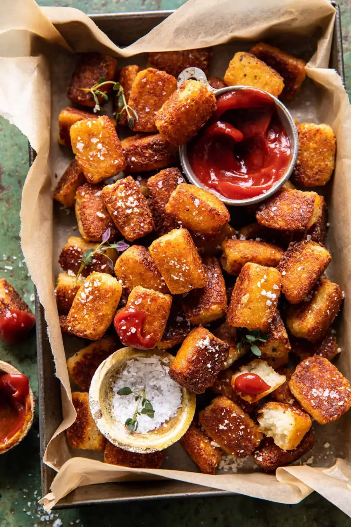 Crispy Baked Parmesan Tater Tots