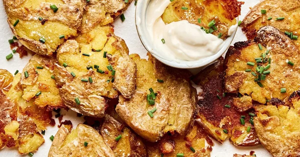 Crispy Smashed Potatoes