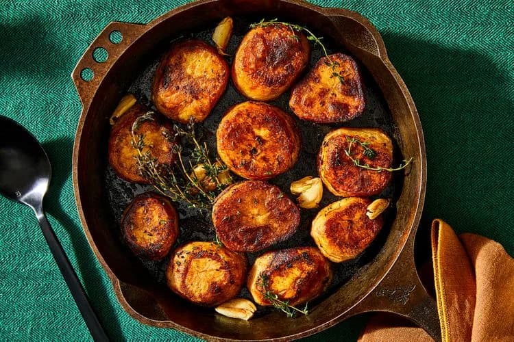 Duck Fat Fondant Potatoes