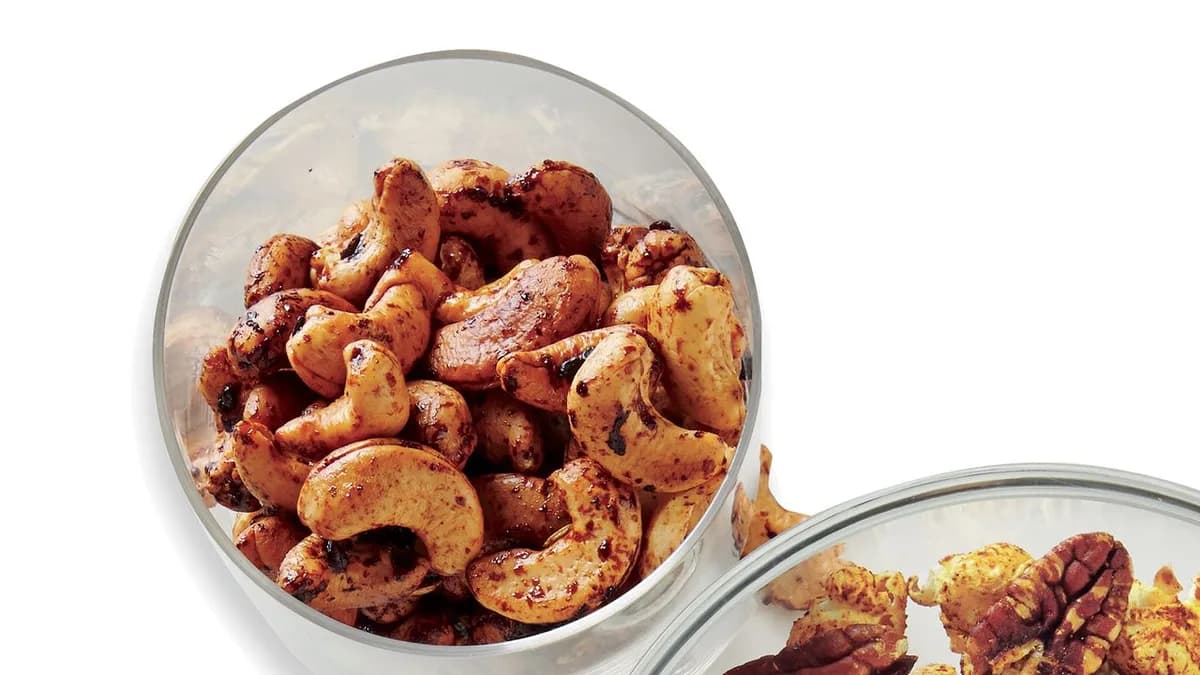 Five-Spice Nuts with Soy Sauce and Sesame