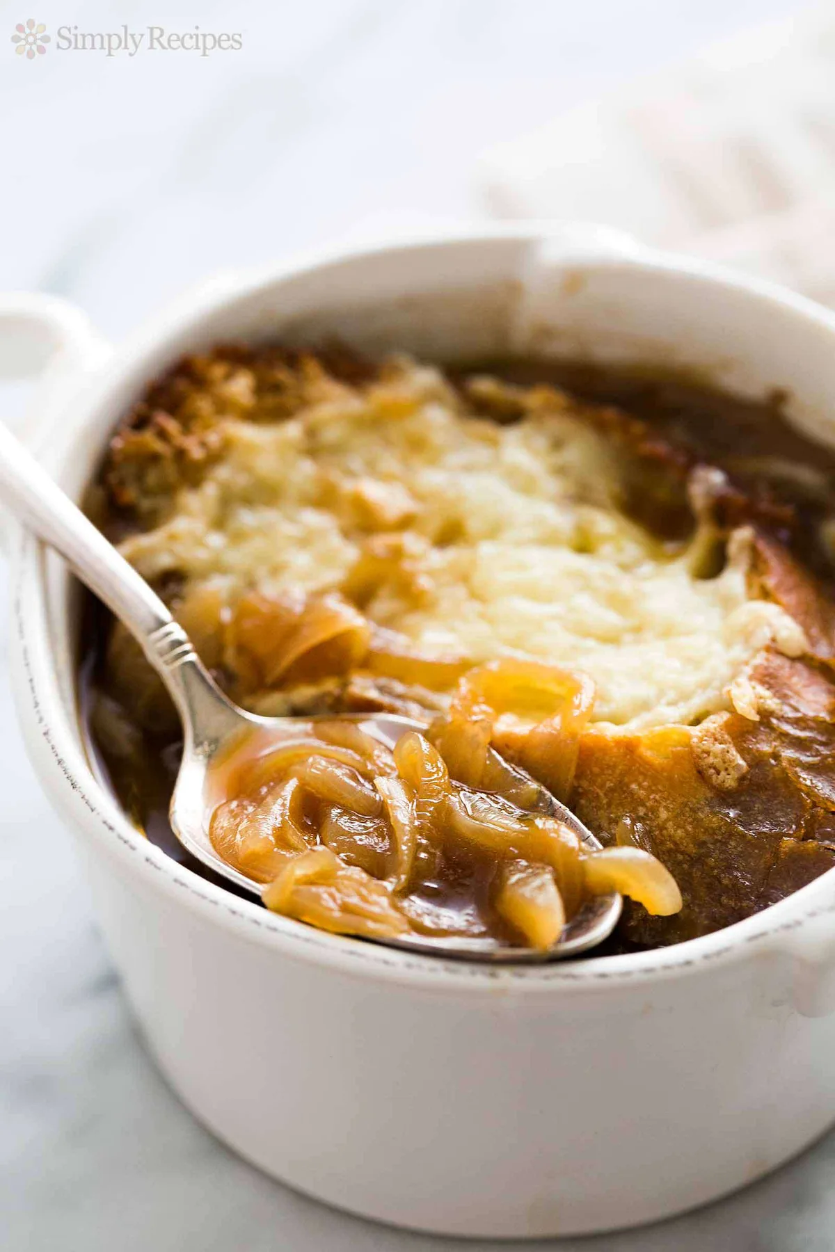 French Onion Soup with Roasted Poblano