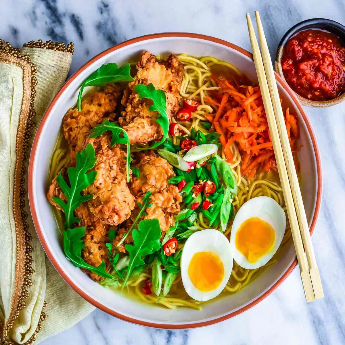 Fried Chicken Ramen, the Comforting Winter Soup You Deserve