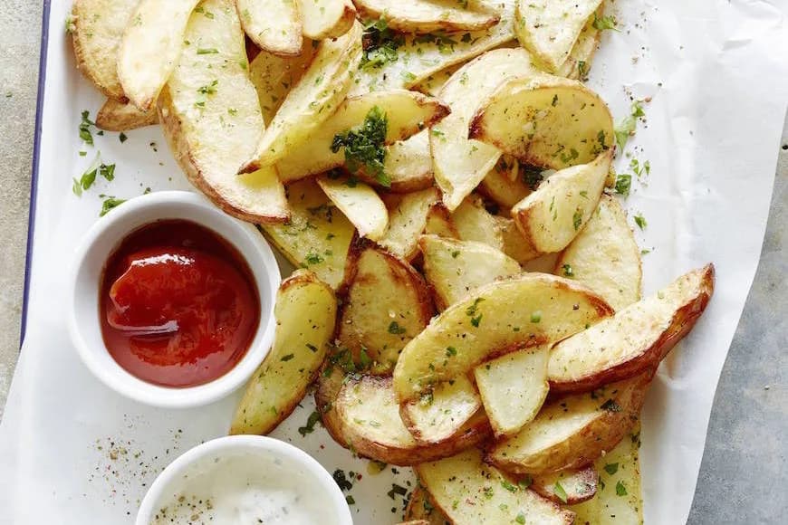 Garlic Wedge Fries