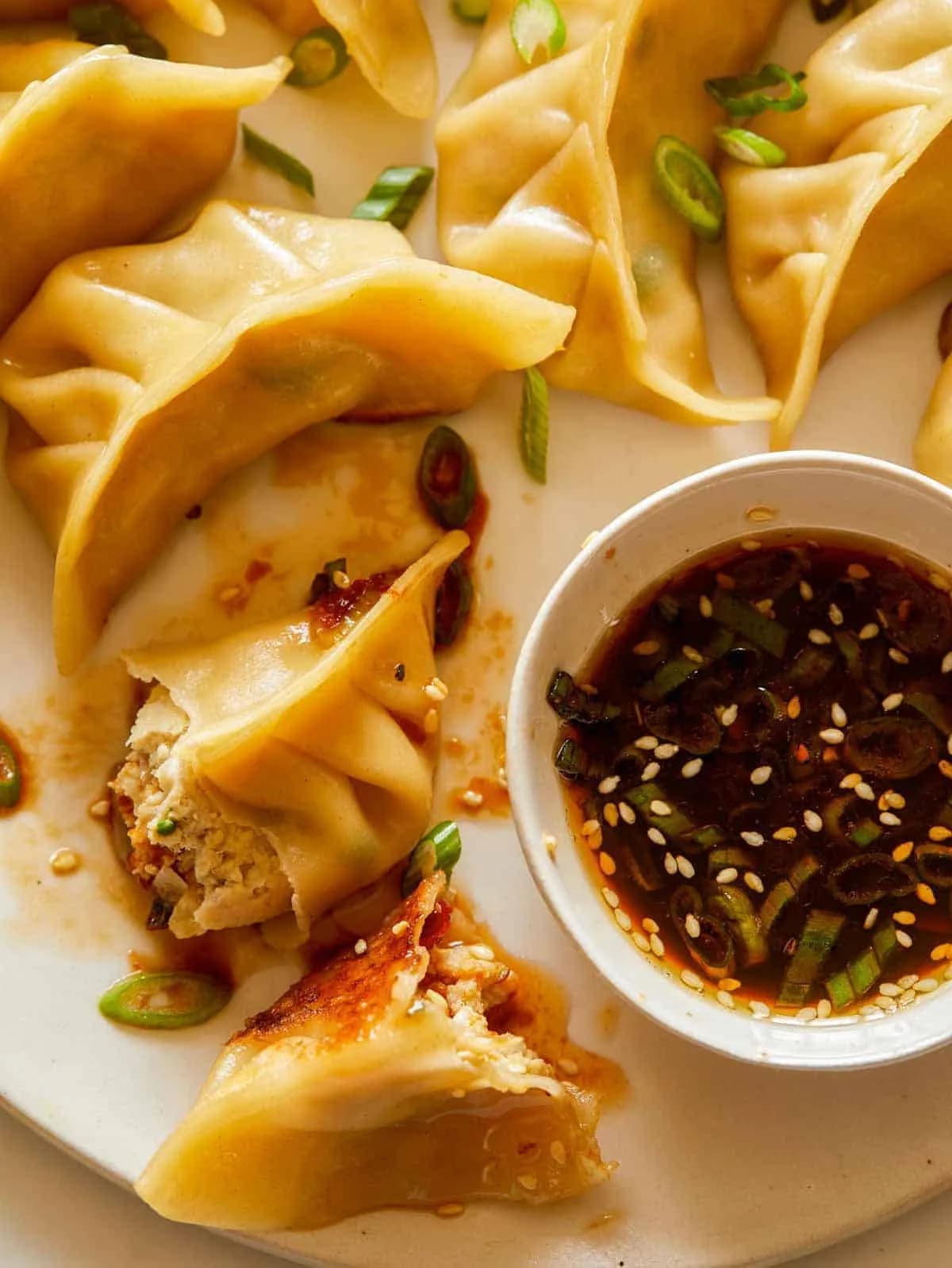 Ginger Chicken Potstickers