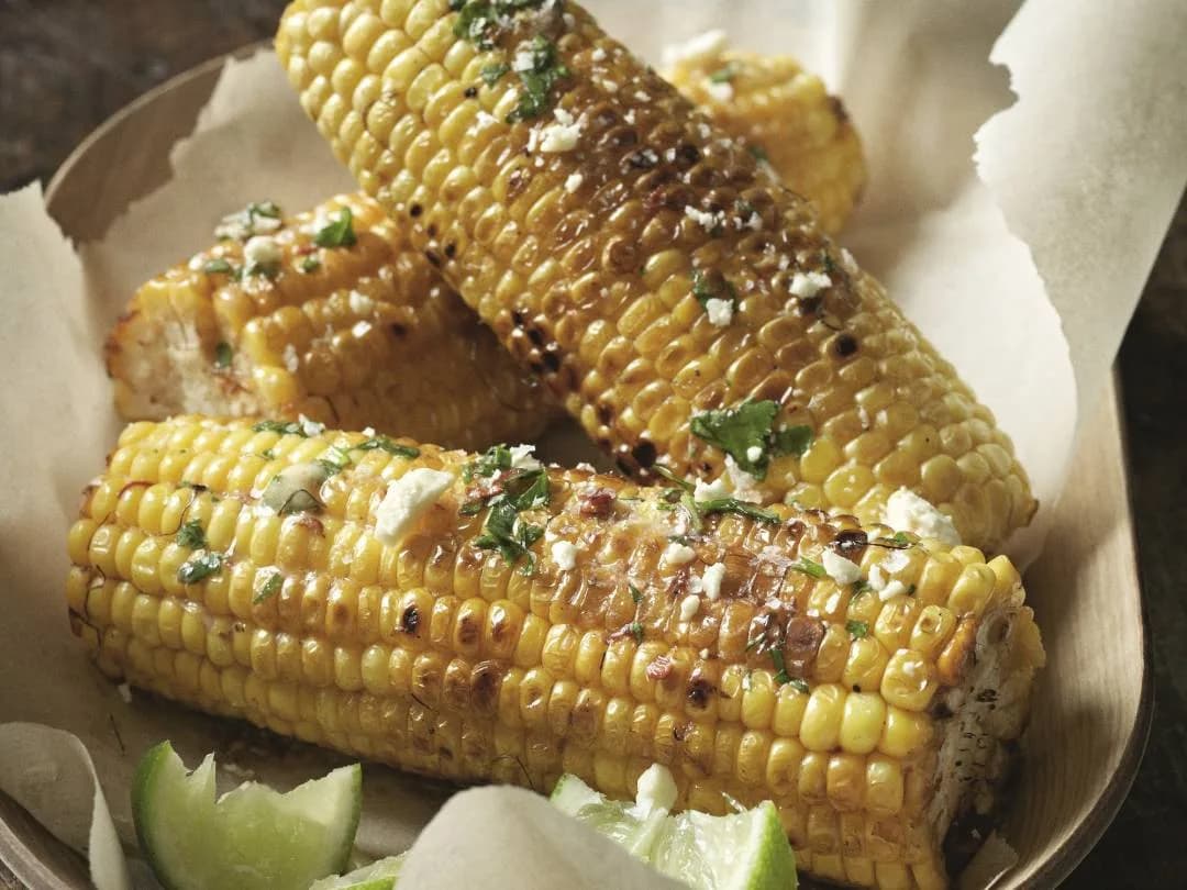 Grilled Corn on the Cob Recipe with Chipotle Chilli Butter