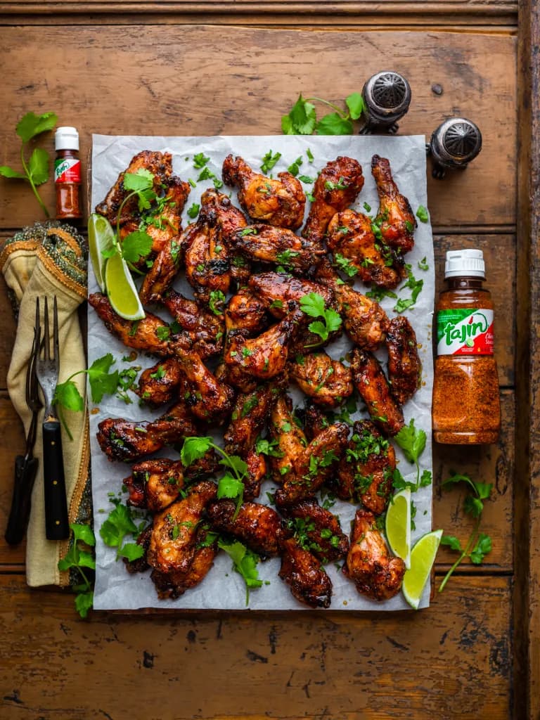 Grilled Tajin & Maple Chicken Wings