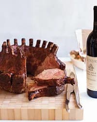 Harissa-Crusted Pork Crown Roast