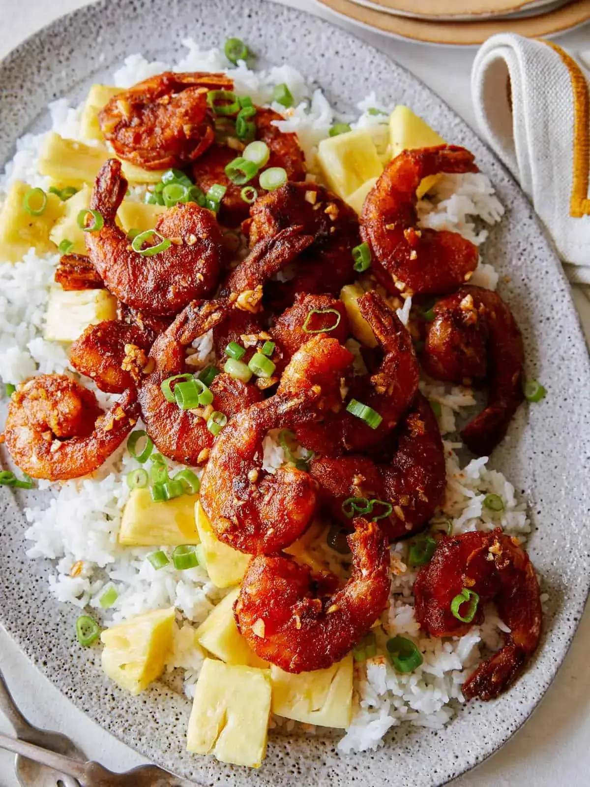 Hawaiian Style Crispy Garlic-Butter Shrimp