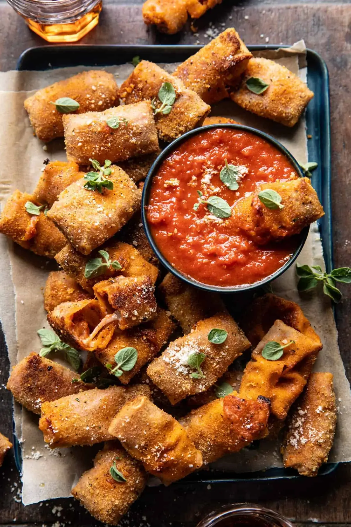 Homemade Cheesy Pizza Rolls