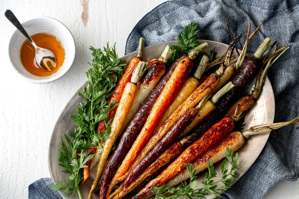 Honey Glazed Roasted Carrots