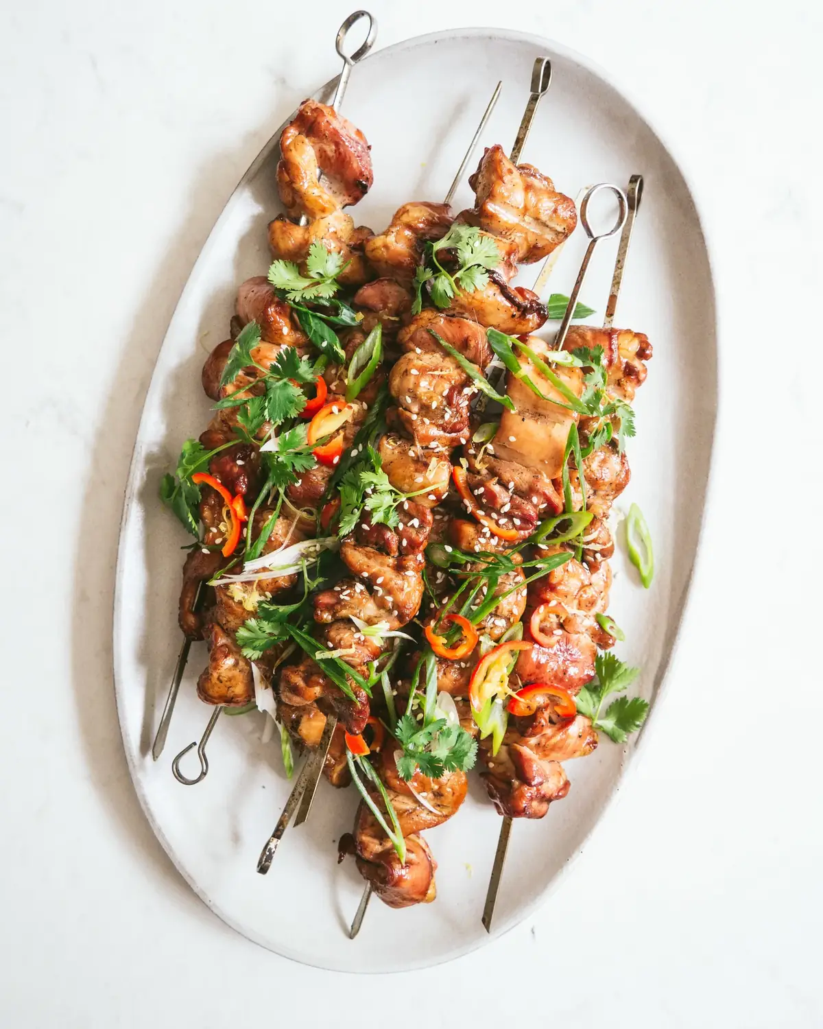 Honey Soy Chicken Skewers