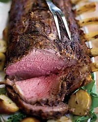 Horseradish-and-Herb-Crusted Beef Rib Roast