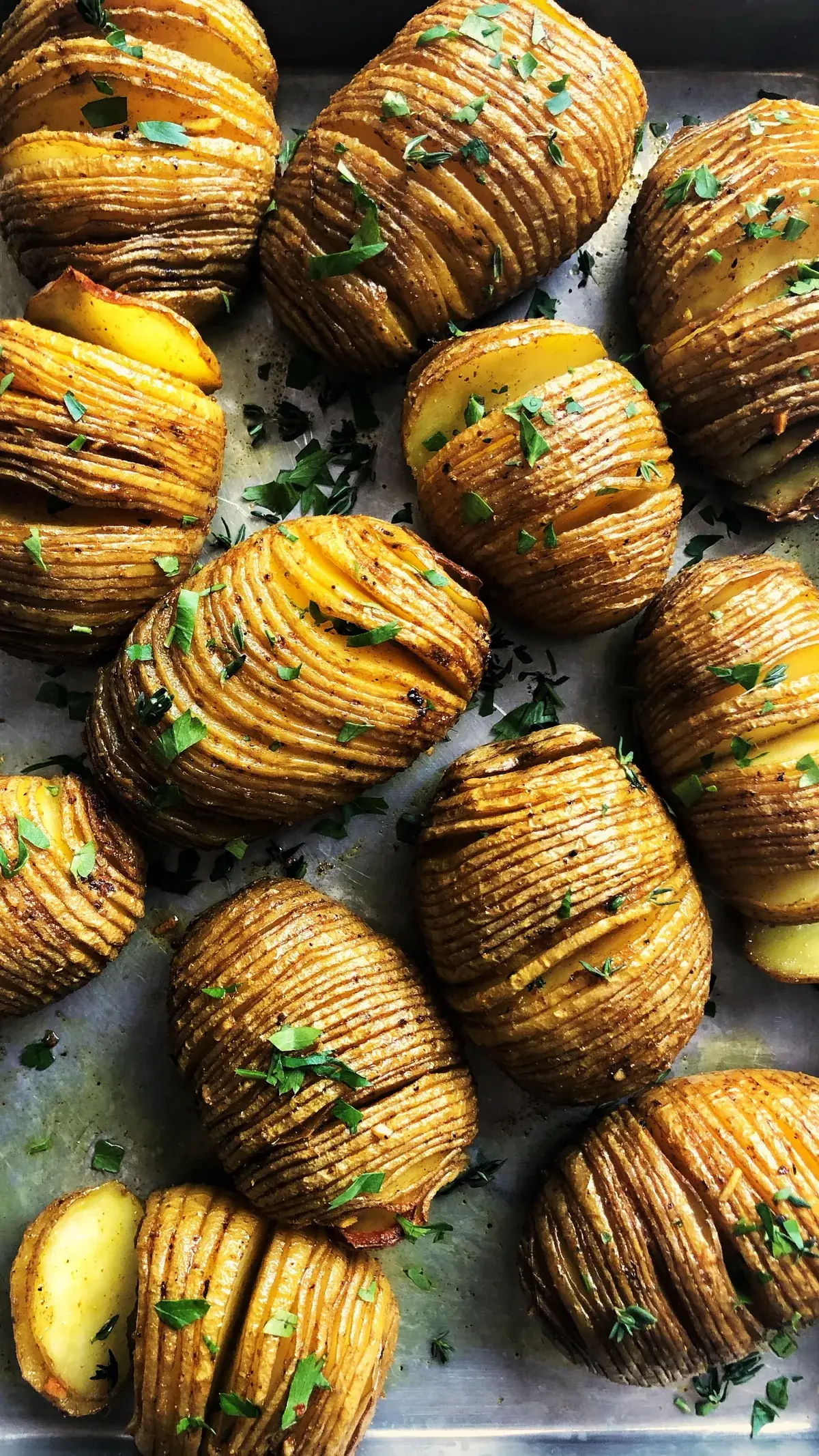 How to Make Curried Hasselback Potatoes with Fresh Herbs