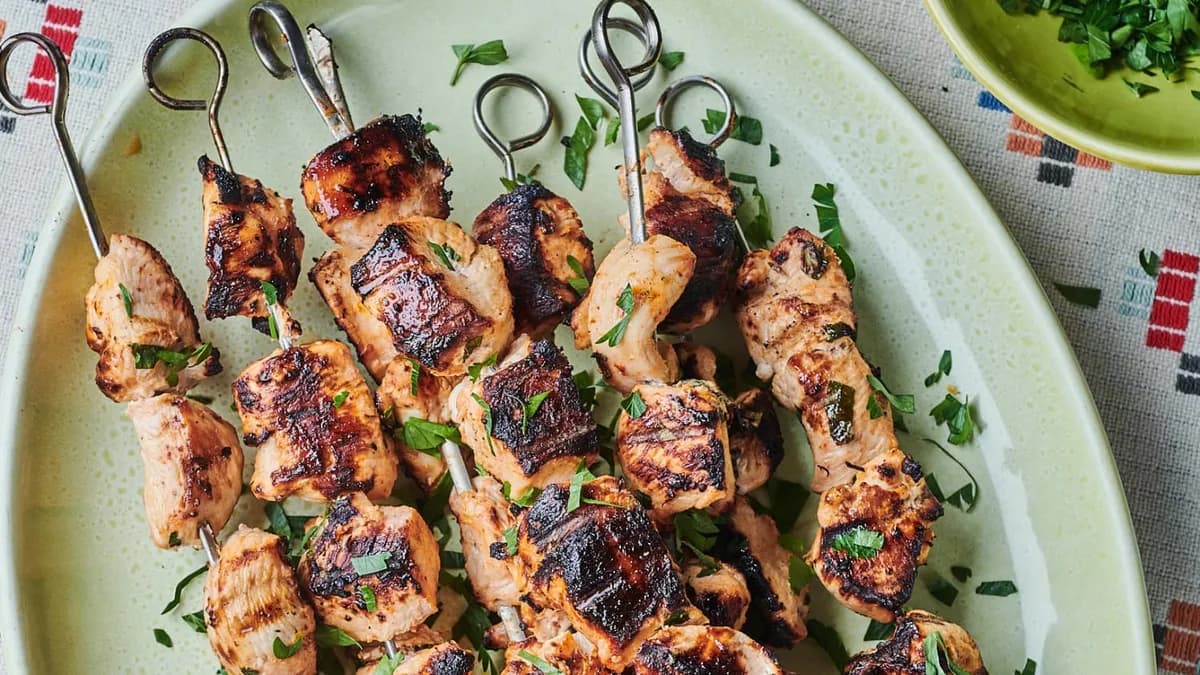 How to Make Grilled Chicken Kebabs