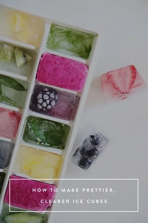 How to Make Prettier, Clearer Ice Cubes