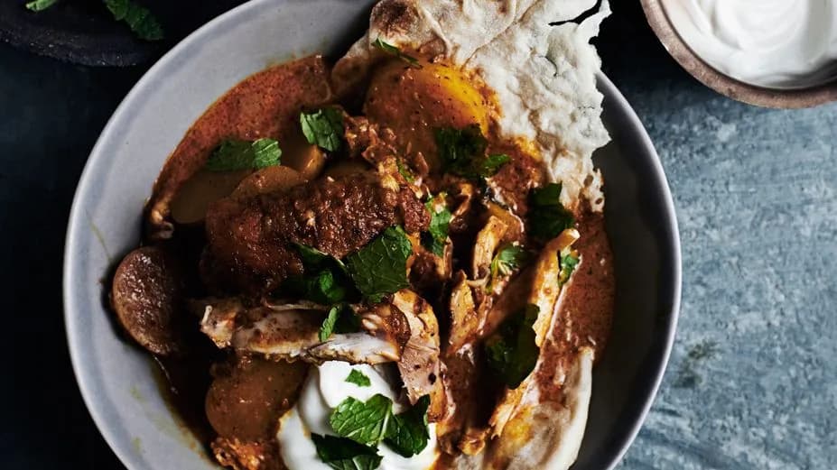 Indian-Spiced Chicken with Tomato and Cream