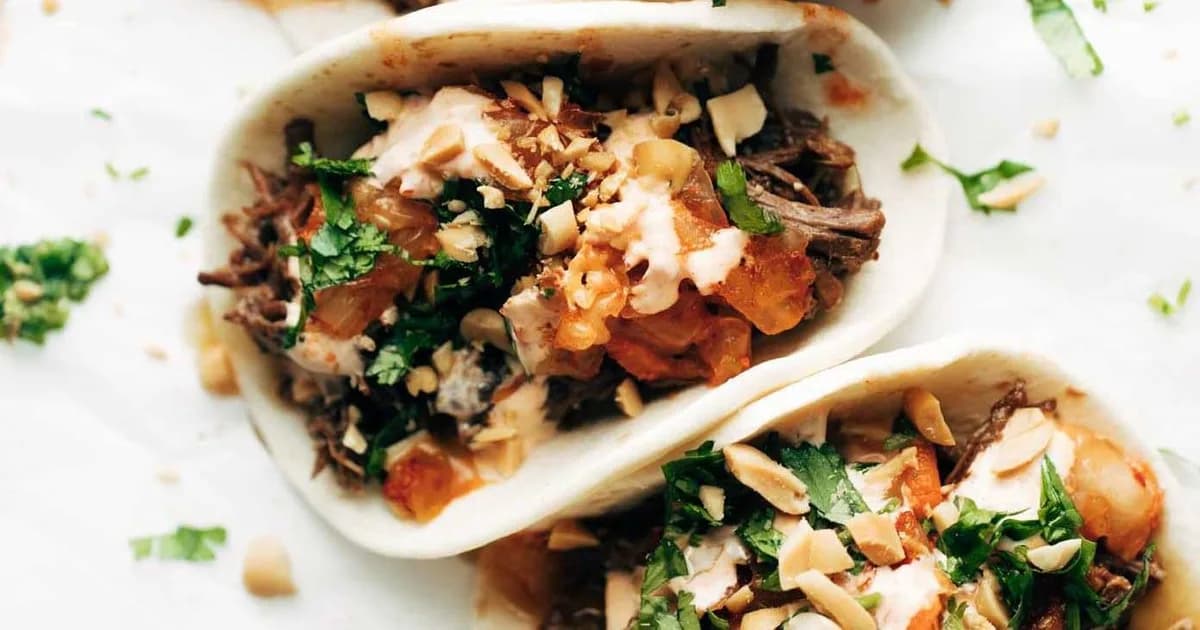 Instant Pot Korean Beef Tacos