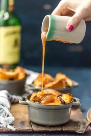 Irish Bread Pudding with Whiskey Caramel Sauce