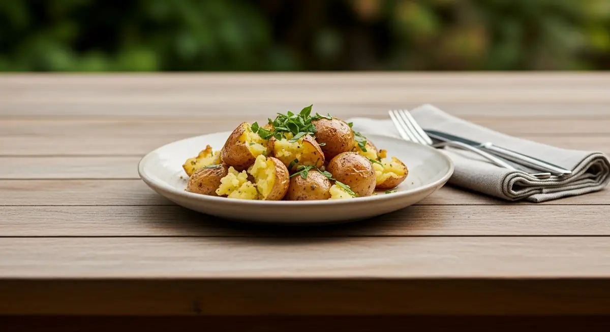 Jill Dupleix's Crash-Hot Smashed Potatoes