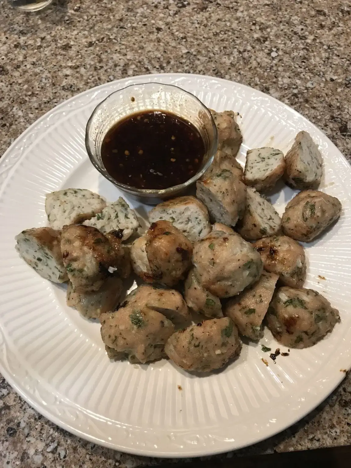 Joyce's Vietnamese Chicken Meatballs in Lettuce Wraps