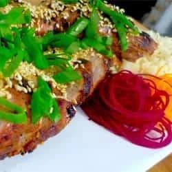 Korean Style Pork with Jasmine Rice