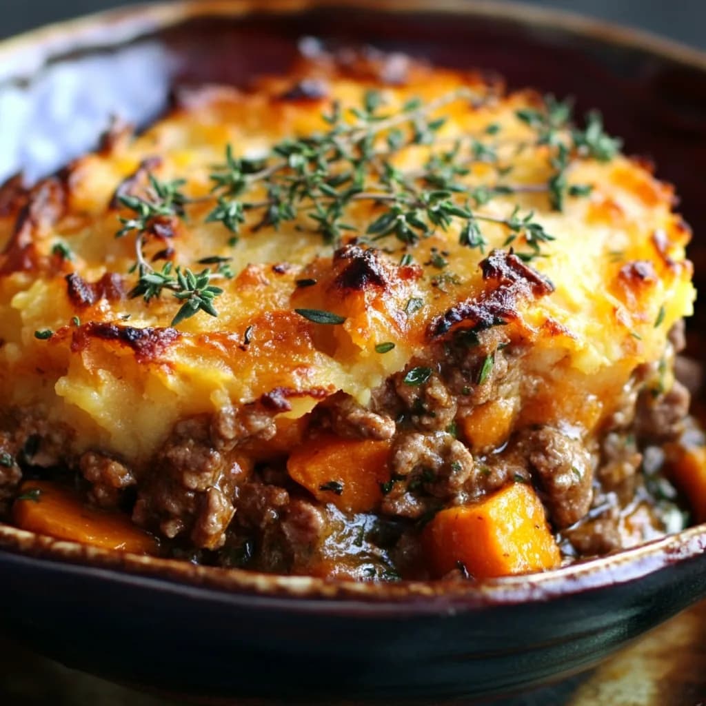 Lamb and Sweet Potato Shepherd's Pies