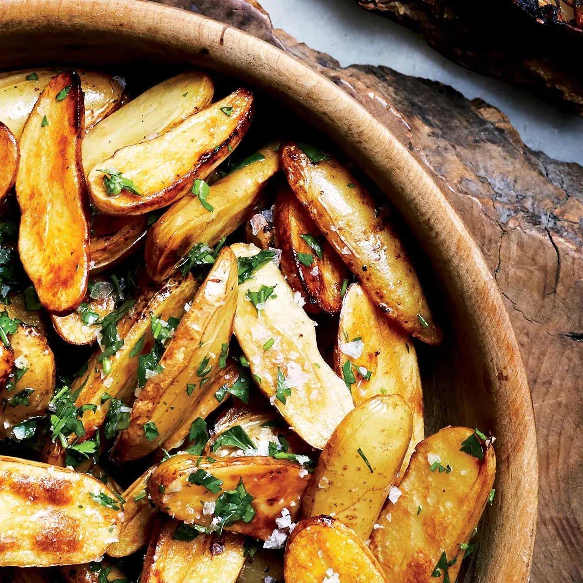 Lemony Salt-Roasted Fingerling Potatoes