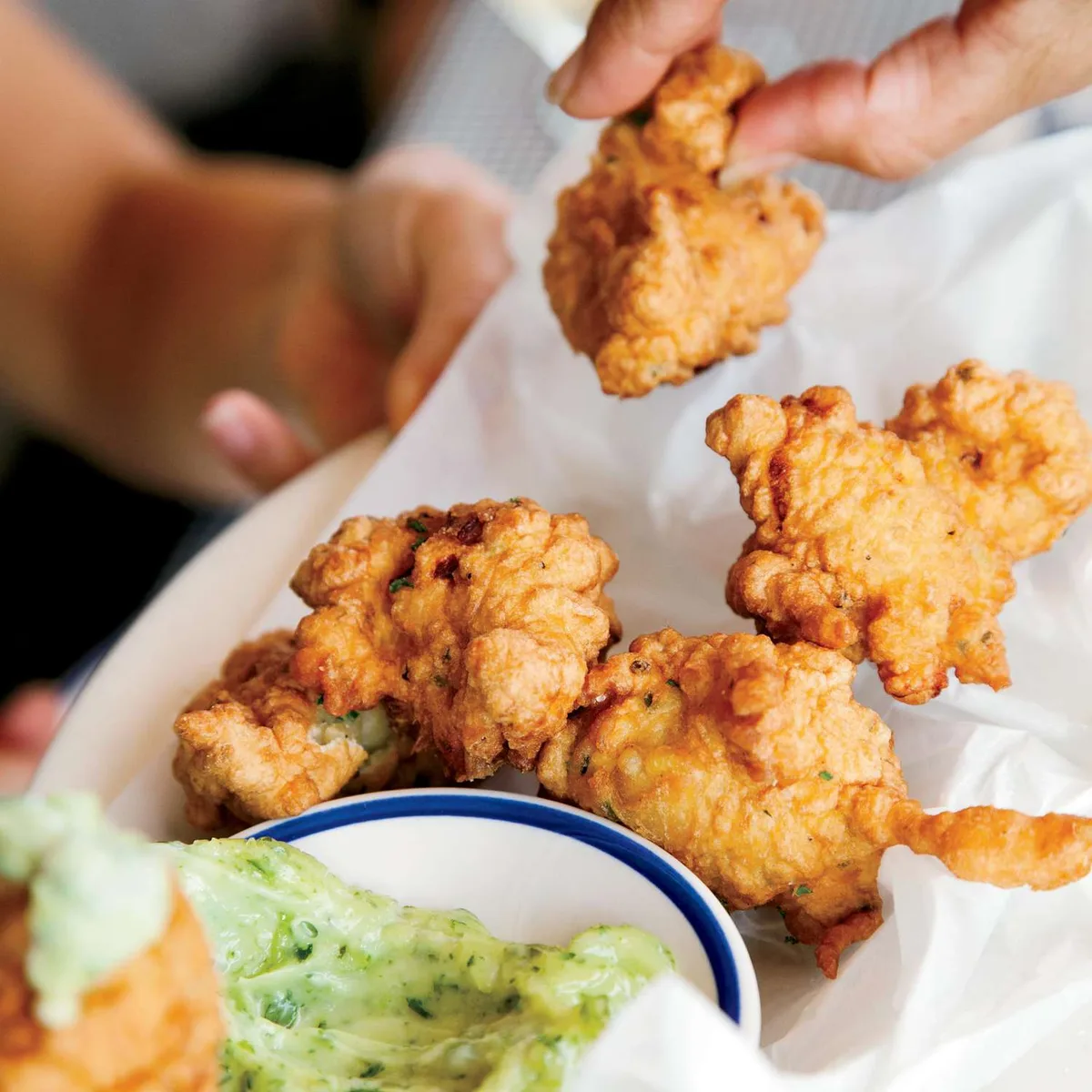 Lobster-and-Corn Fritters