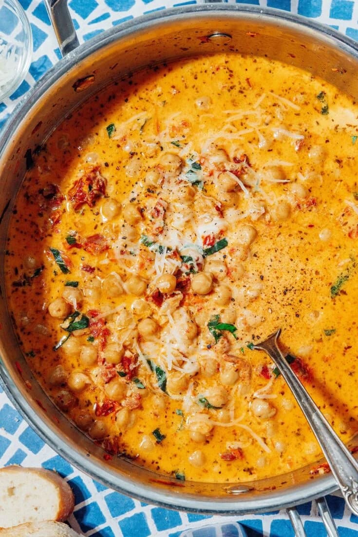Marry Me Chickpeas (With Creamy Tuscan Sauce)