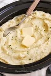 No Boil Slow Cooker Mashed Potatoes