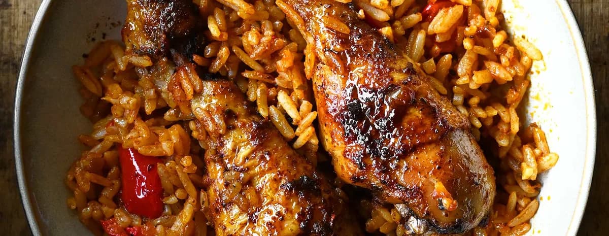 One Skillet Chicken and Rice