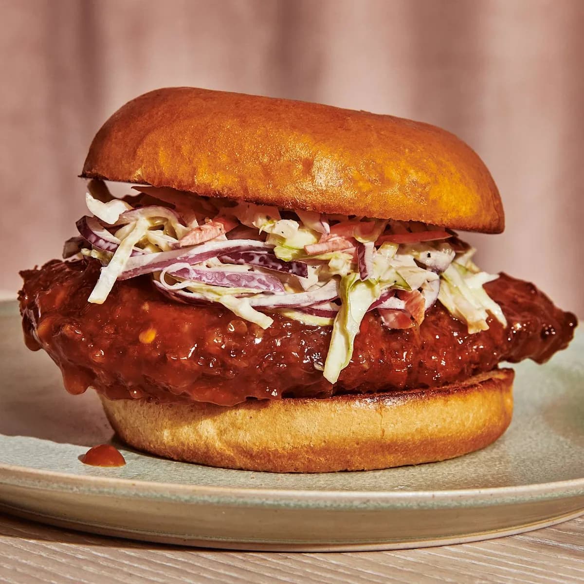 Orange Chicken Fried-Chicken Sandwiches