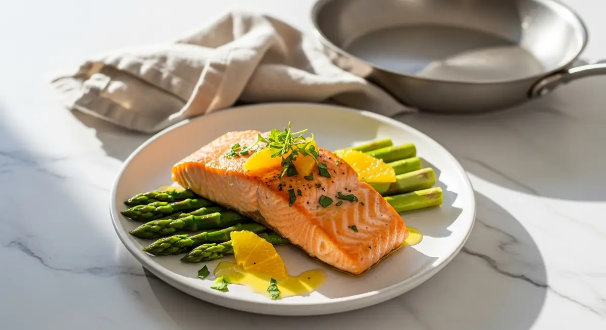 Pan-Fried Salmon with Citrus Vinaigrette